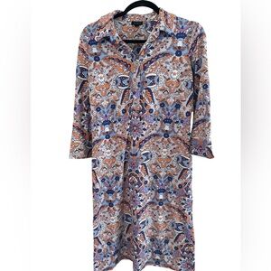 Talbots xs Paisley Dress